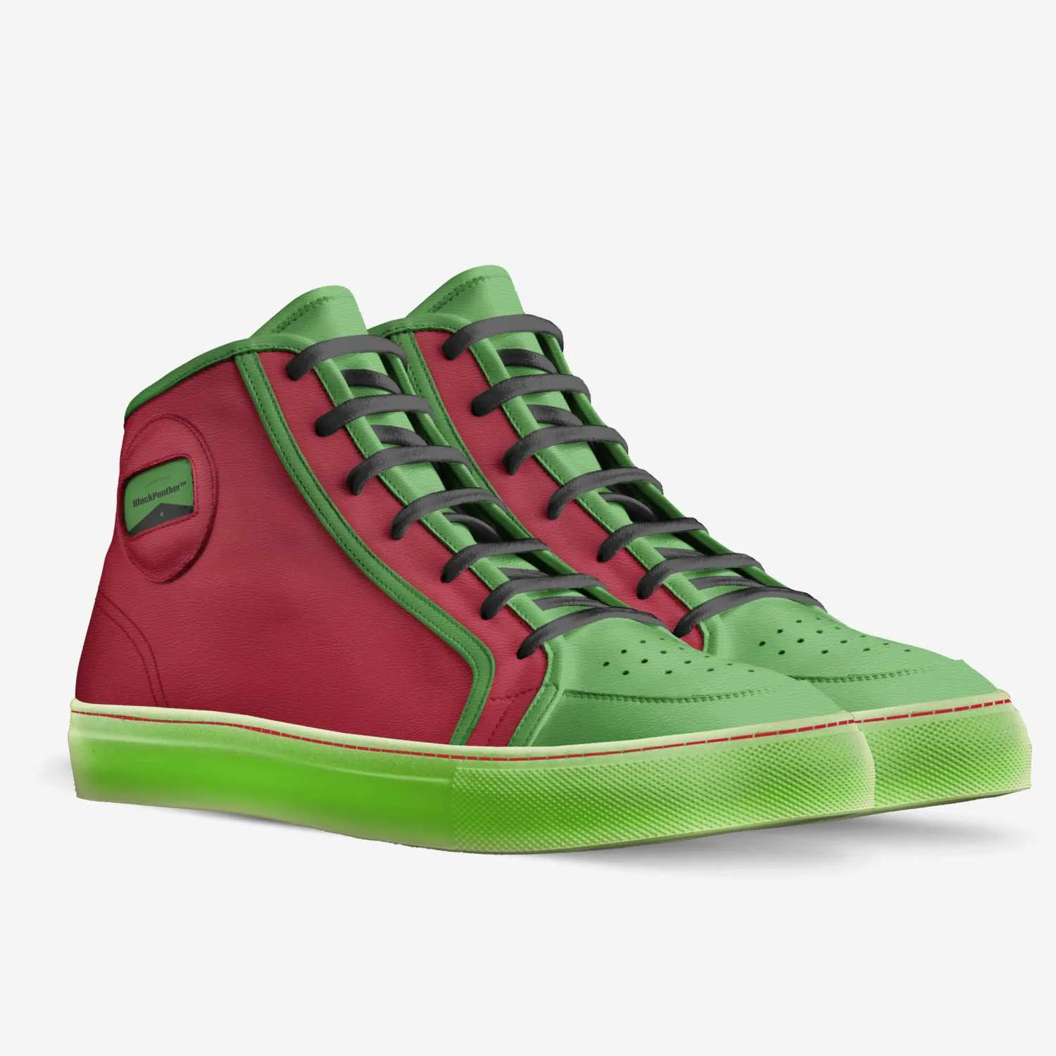 BlackPanther Skate Hi-top green