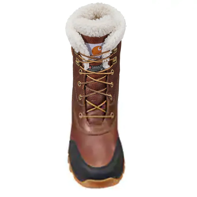 Carhartt Women's Pellston 8" WP Winter Work Boot - Mineral Red - FH8019-W