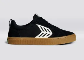 Cariuma Catiba Pro Skate Gum Black Suede Sneaker