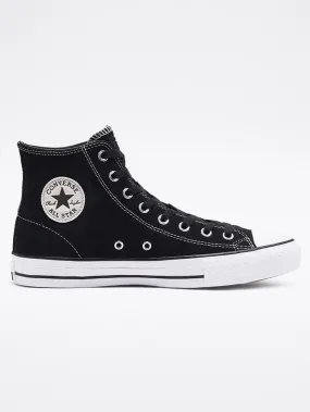 Chuck Taylor All Star Pro Suede Hi Black/Black/White Shoes