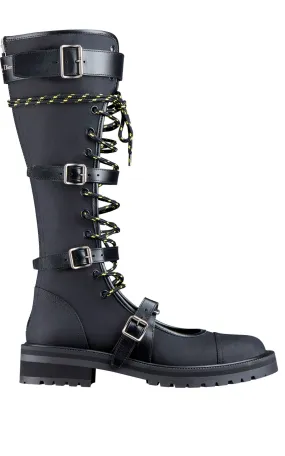 Dioranger Boots in Black Technical Fabric