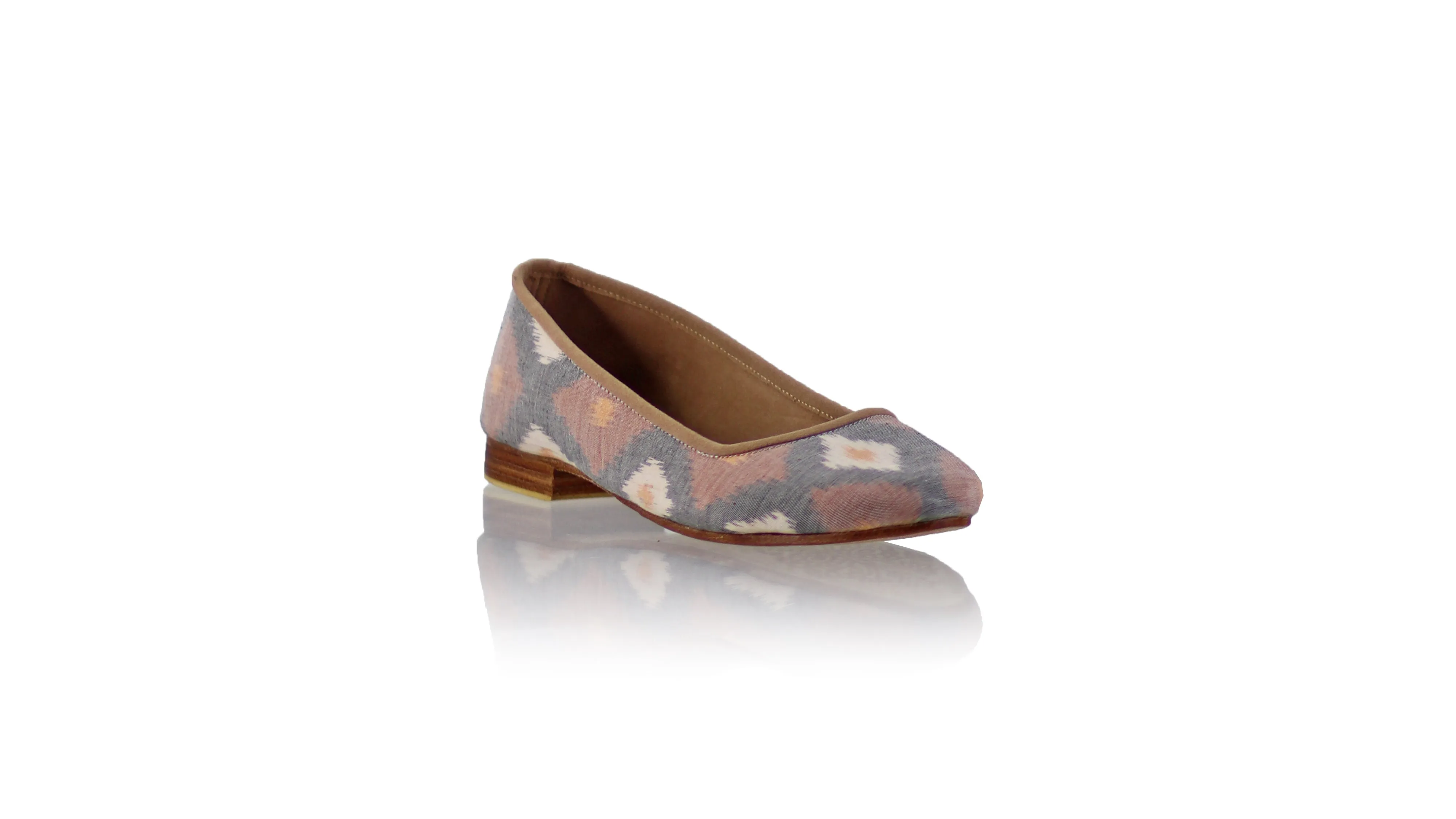 Kate 20mm Ballet - Grey Salmon Diamond Endek