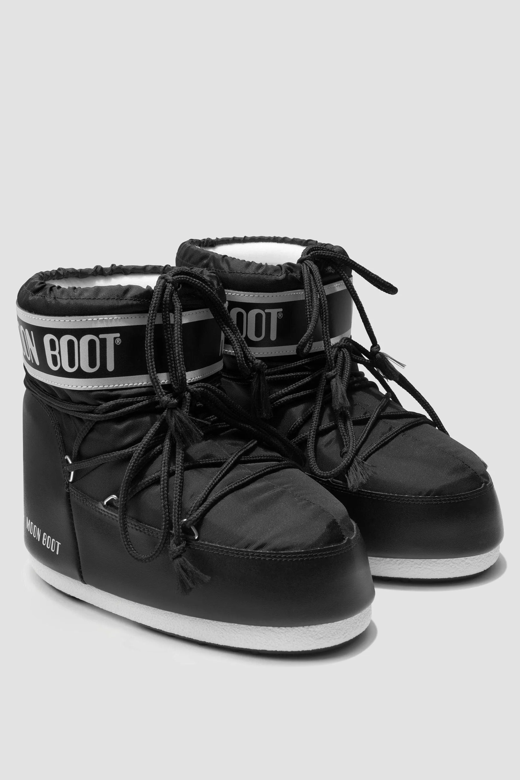 Moon Boot Kids Icon Low Nylon Snow Boots in Black