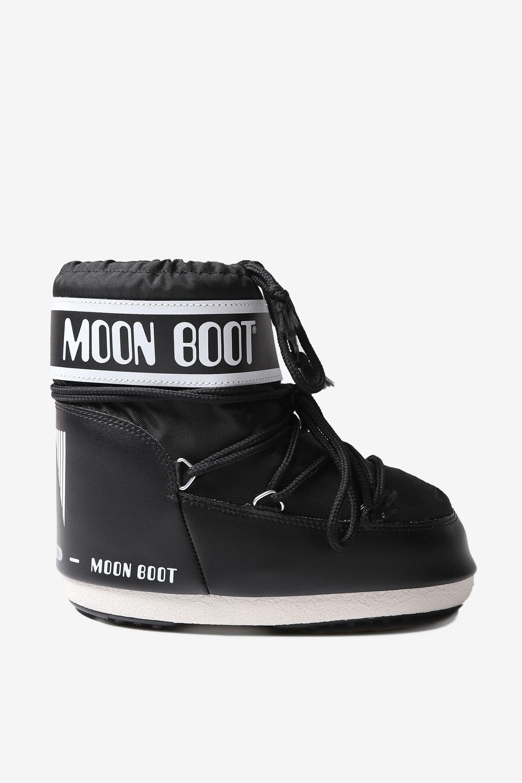 Moon Boot Kids Icon Low Nylon Snow Boots in Black