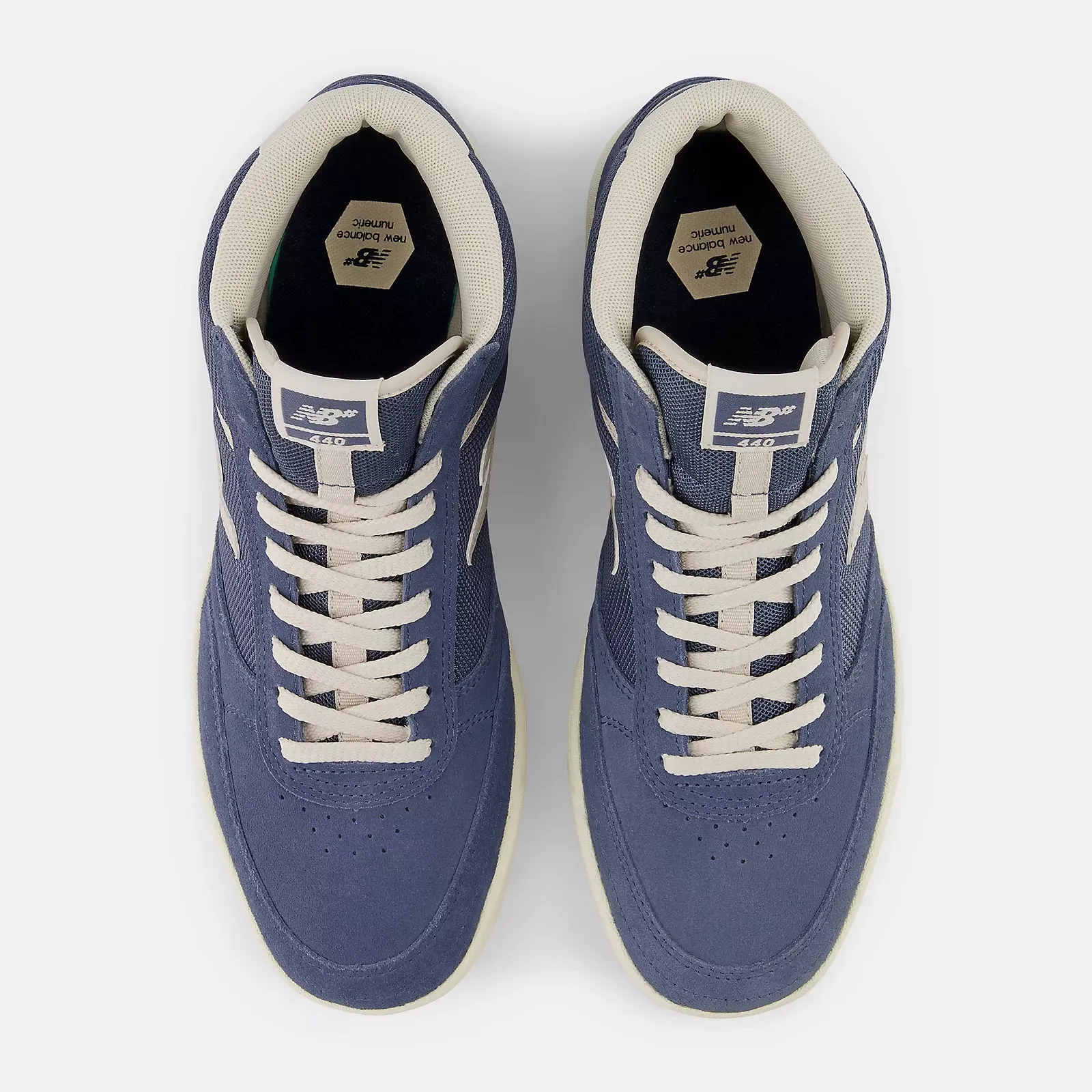 New Balance Numeric 440 High Skateboard Shoes - Navy/White