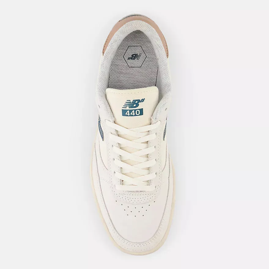 New Balance Numeric 440 Skateboard Shoes - Sea Salt / Teal