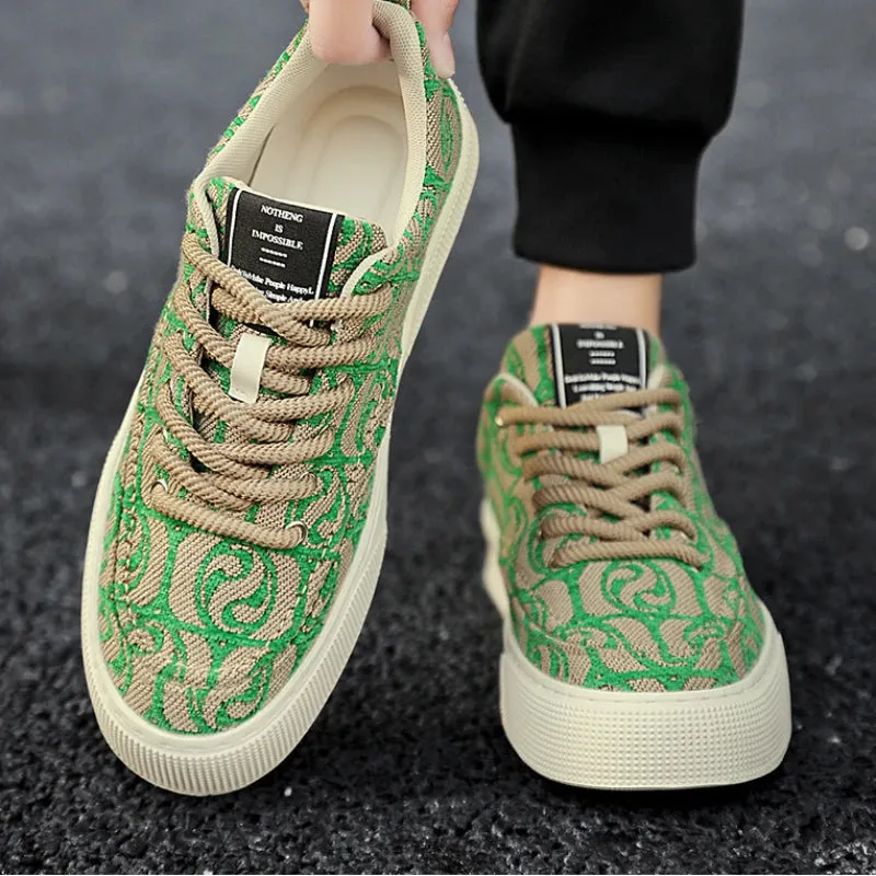 OB Designer Canvas Print Sneakers