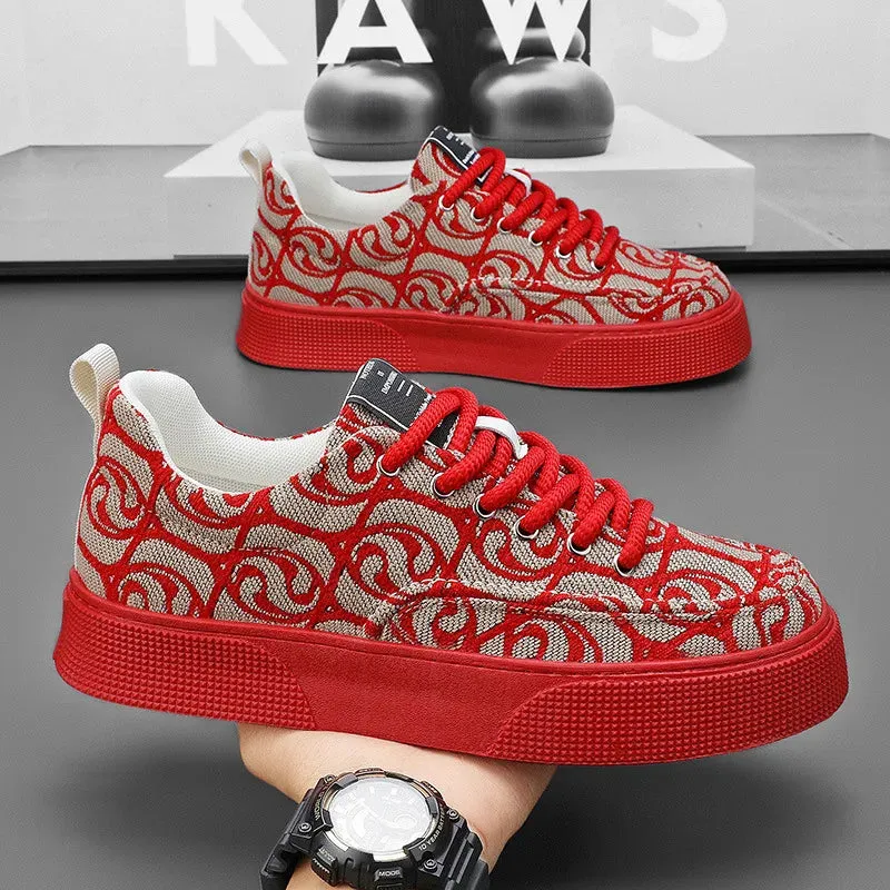 OB Designer Canvas Print Sneakers