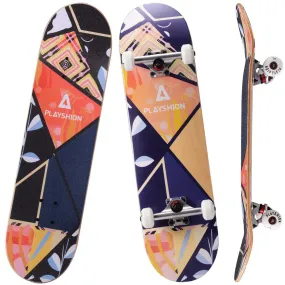 Playshion Stylish 31 Inch Trick Skateboard for Kids