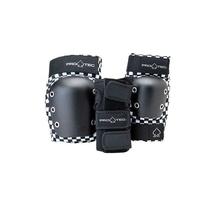 Pro Tec Street Gear Junior 3 Pack - Black/Checker