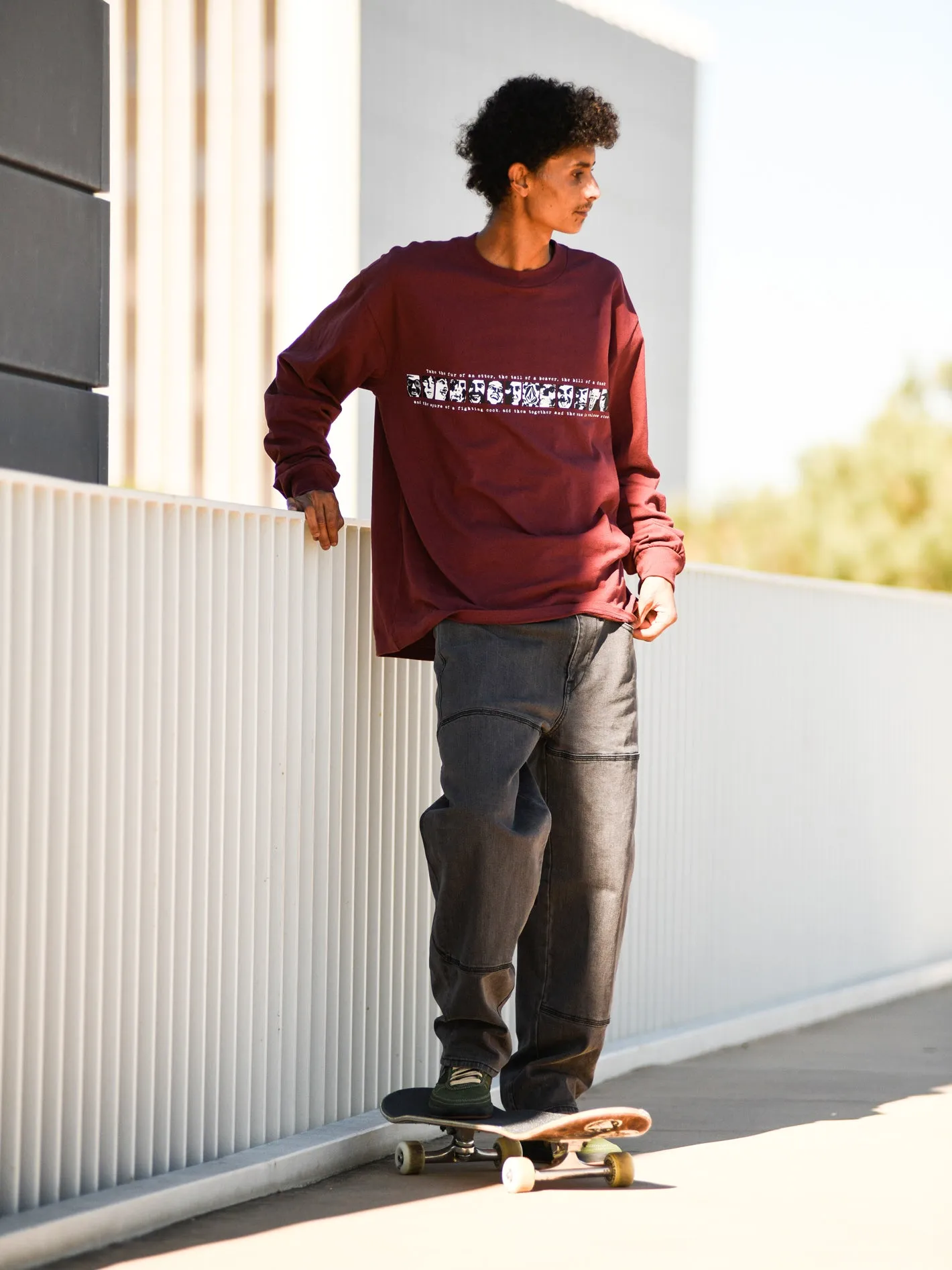 Skate Vitals Remy T-Shirt - Merlot