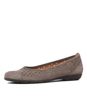 Skylar Wallaby Suede Ballet Flats