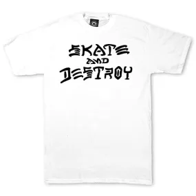 Thrasher - Skate and Destroy Tee White