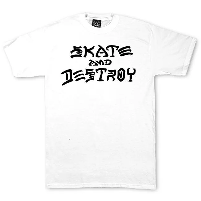 Thrasher - Skate and Destroy Tee White