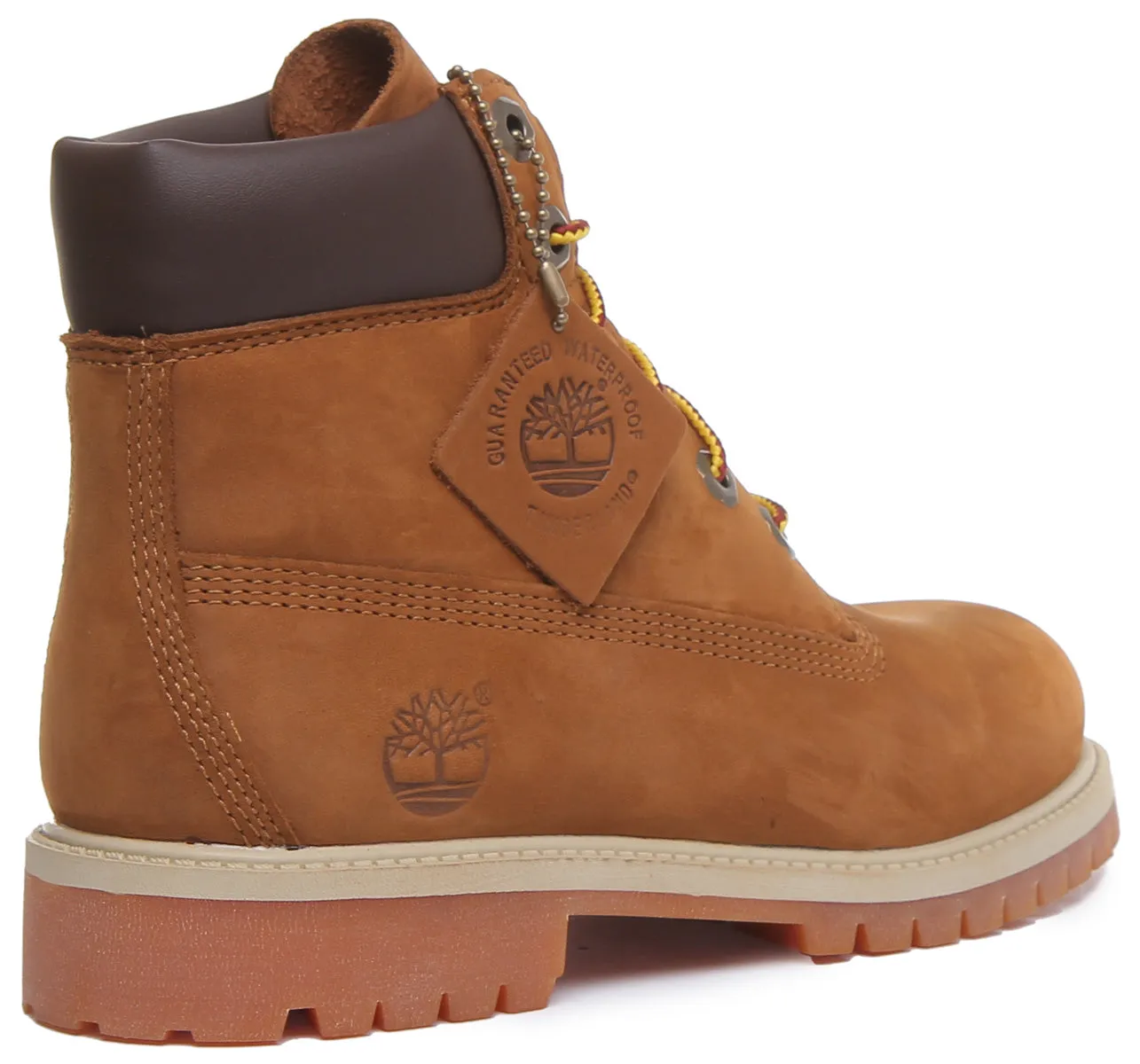 Timberland 6 Inch Ankle Boots In Rust For Youth