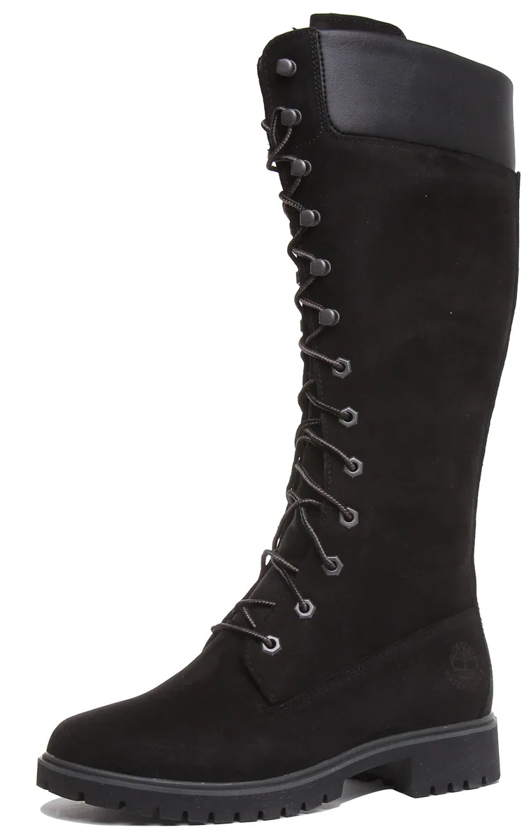 Timberland Premium 14 Inch Tall Boot In Black For Women