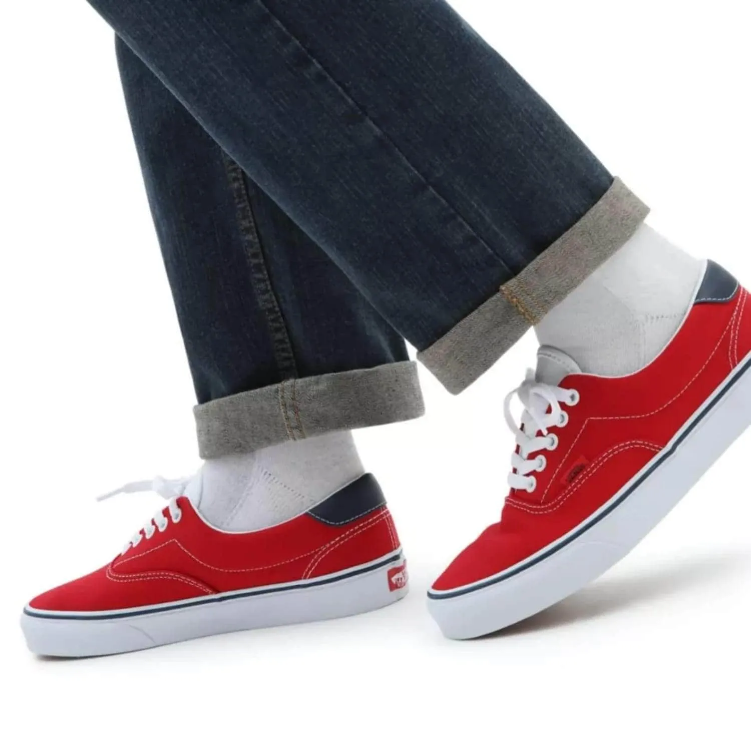 Vans C&L Era 59 Shoes - Red/True White