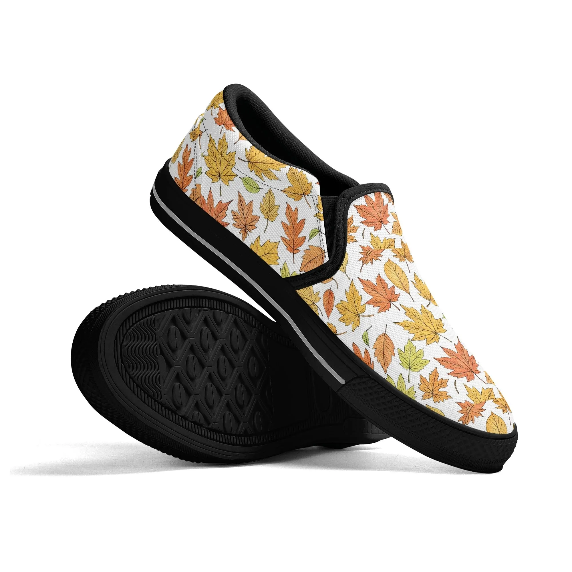 Womens Autumn Rubber Slip On Shoes