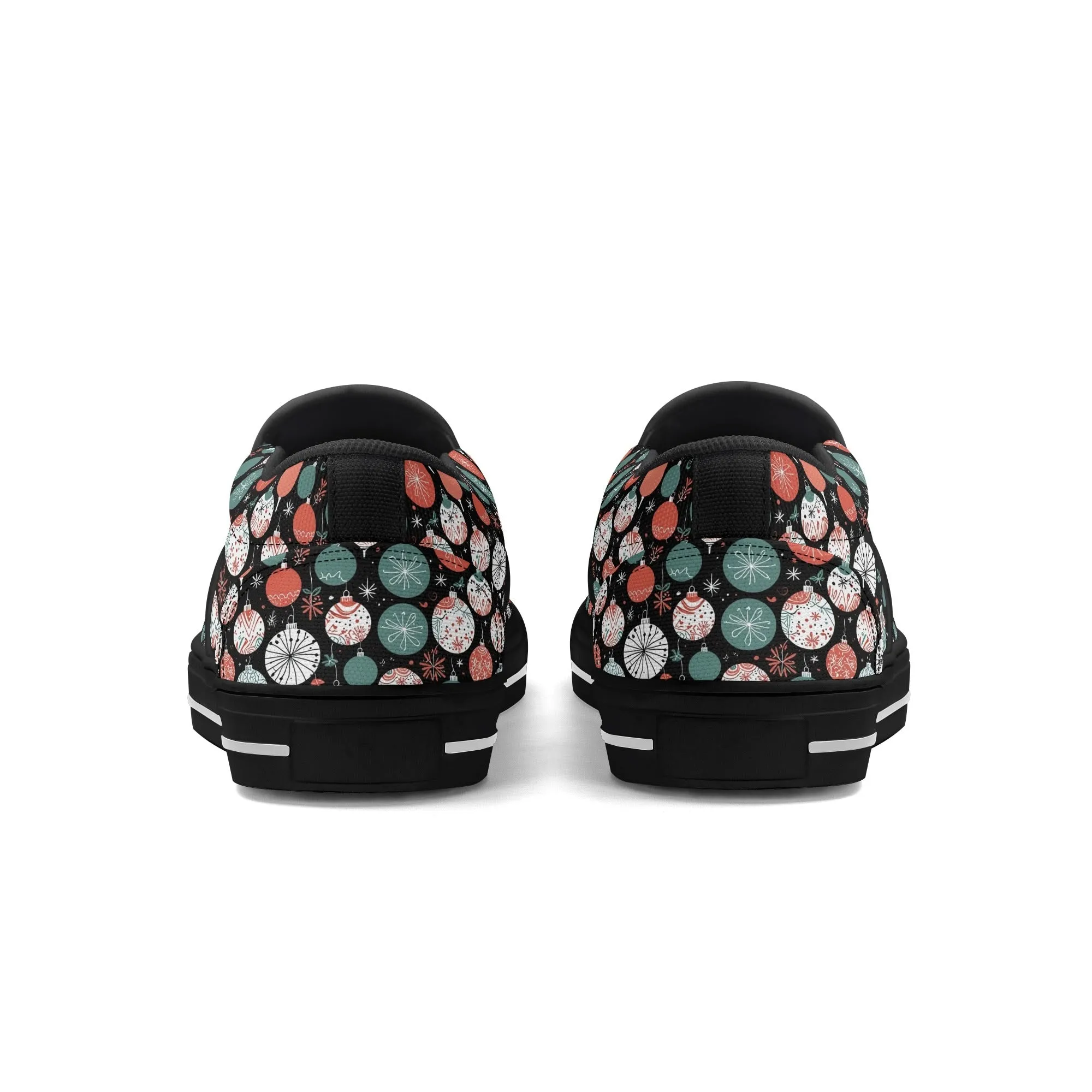 Womens Colorful Ornament Rubber Slip On Shoes